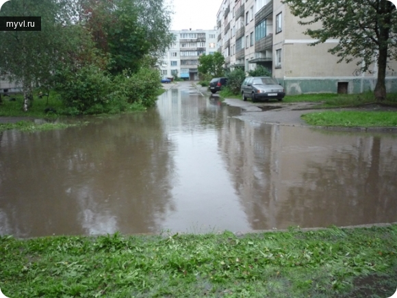 Потоп на улице Печорской