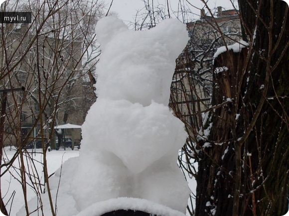 снеговик в великих луках