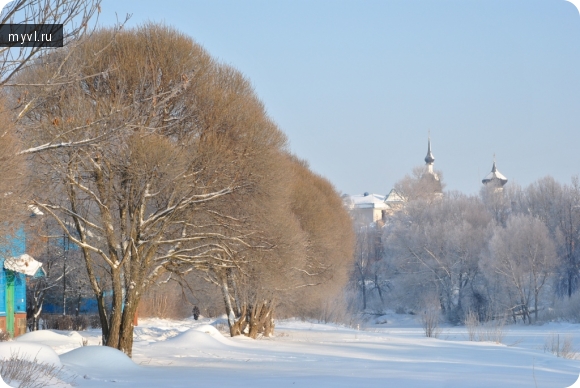 снимок с моста на реку